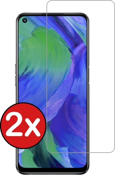 Screenprotector - 2 Stuks - Geschikt voor OPPO A54 5G - Extra Sterk - Beschermglas - Gehard Glas - Tempered Glass - Screen Protector