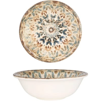 Rinart Kommetje - Aztec - Porselein - 16 cm (400cc) - set van 6