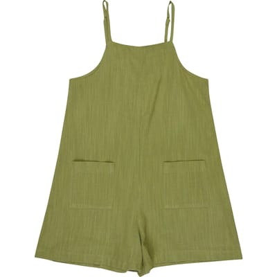 Roxy Lavender Haze Rg Mouwloze Romper Groen 10 Years Meisje