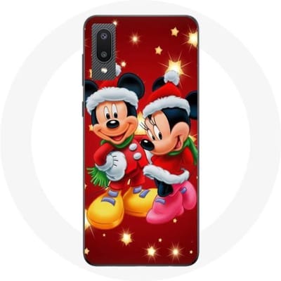 Coque - Maniacase - Samsung Galaxy A02 - Mickey Mouse - Souple - Protection et décoration noir