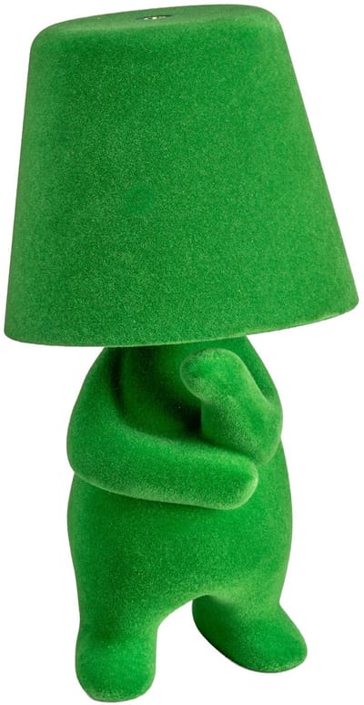 Luxus Europe - Bins Brother Tafellamp Groen Mr What - Decoratieve LED Designlamp - Draadloos - Dimbaar - 3 Lichtkleuren - Touchbediening