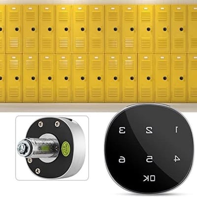 Digitale Kluis met Touchscreen en Combinatiecode, Beveiliging voor Kasten met 19 x 15,8 mm Installatiegat, Ideaal voor Thuisgebruik en Kantoorveiligheid
