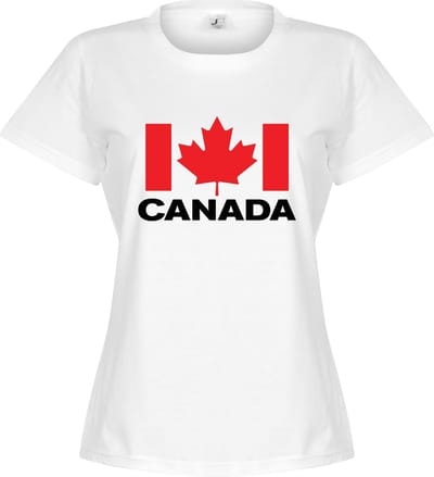 Canada Team Dames T-Shirt - Wit - M