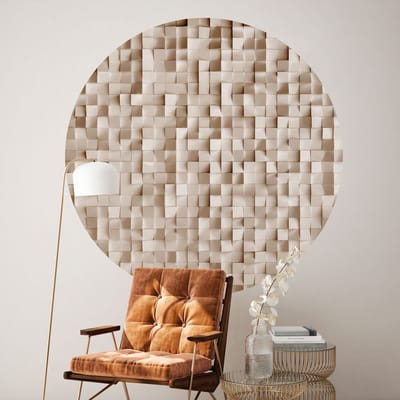 Vooraf gelijmd vliesbehang met gigantische muurschilderingen - MOZAÏEKMUURSCHILDERINGEN - 60x60cm