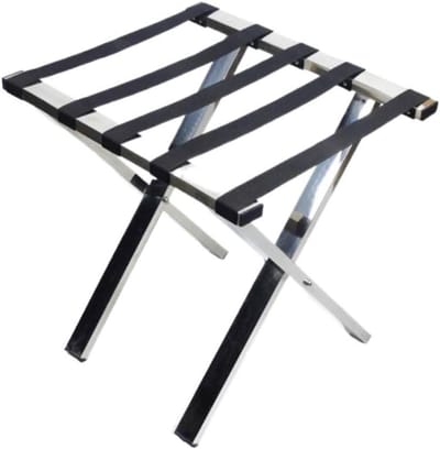 Kofferstandaard - Bagagerek Inklapbaar - Gasten Verblijf - Verdikt Roestvrij Staal - 50x40x50cm - Zilver