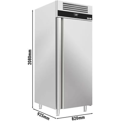 GGM Gastro Bäckerei-Tiefkühlschrank Edelstahl PREMIUM - EN 600x400 - mit 1 Tür Zilver