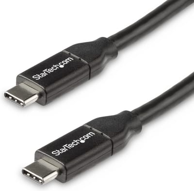 StarTech.com 0.5m USB-C Aan USB C Cable - 5A PD - USB 2.0 USB-IF Certified - USB-C cable - 50 cm