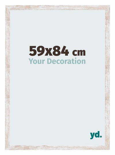 Your Decoration - Fotolijst 59x84 cm - MDF - White Wash - Catania