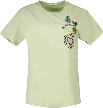 Replay W3517e.000.22662 T-shirt Met Korte Mouwen Groen 2XS Vrouw