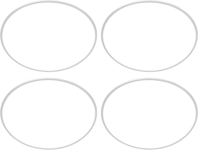 Velgbeschermers Set - Velg rand bescherming - Krassen voorkomen - Eenvoudige montage - 21 Inch - Zilver