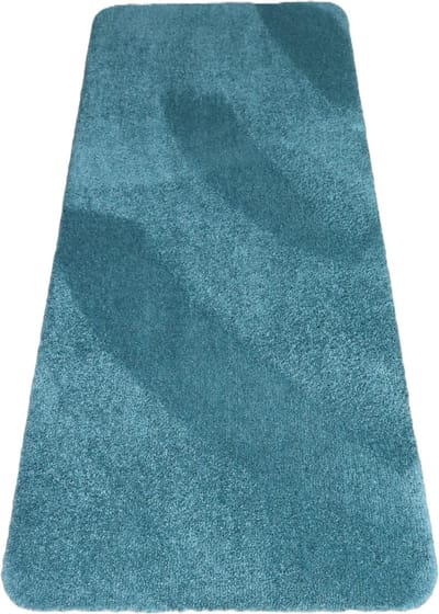 PRIMA - Soft - Badmat - wastafelmat - loper - blauw - groen - 60x150cm - antislip
