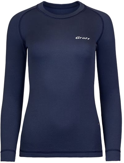 Graff Duo Skin 300 Lange Mouwen Basislaag Blauw M Vrouw