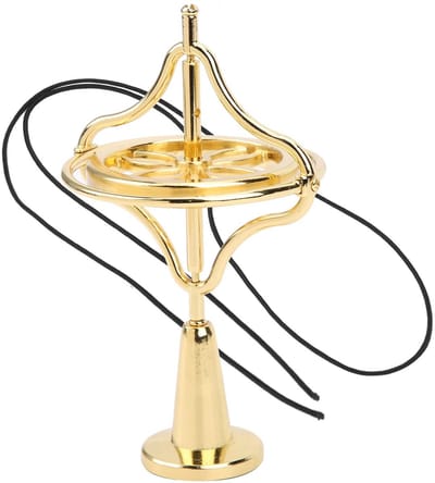 Dailygoody - Gyroscoop van Aluminiumlegering - Educatief Speelgoed - Lichtgewicht en Compact - Voor Jongens en Meisjes - Decompressiegyroscoop - Perfe