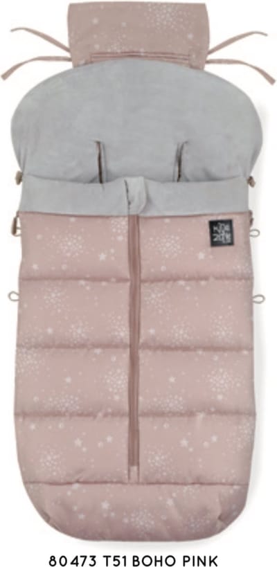 Jane Universal Fleece Kinderwagen Slaapzak Pink
