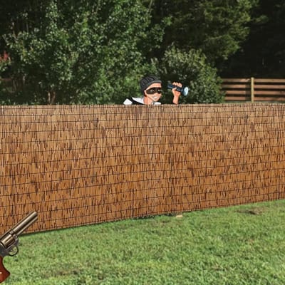 Bamboe Tuinscherm - Privacyscherm Buiten - Creëer Schaduw - Handgeweven Kwaliteit - 150 x 500 cm - Natuurlijk