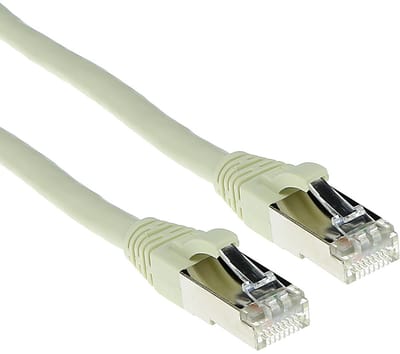 ACT Ivoor 20 meter LSZH SFTP CAT6A patchkabel snagless met RJ45 connectoren FB7420