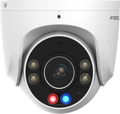 Outdoor Camera - Beveiligingscamera IP Camera - Woningbeveiliging Buiten - Kleur Nachtzicht - 3K Resolutie - Wit