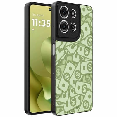 Geschikt voor Motorola Moto G86 Telefoonhoesje met Geld Opdruk - TPU Backcover Case With Money Design - Smartphonica geschikt voor Motorola Moto G86