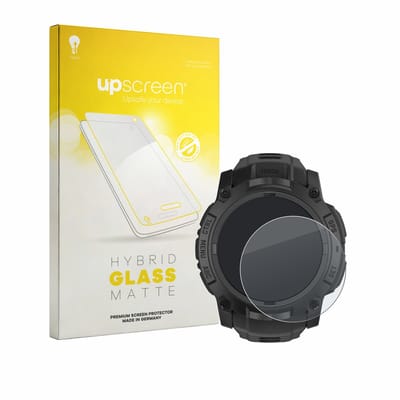 upscreen - Screenprotector voor Garmin Instinct 3 Tactical Edition (50 mm) - Folie Beschermfolie Beschermglas matte