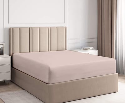 Ephemeris Hoeslaken Tweepersons 180x200+30 cm met elastiek rondom 100% Katoen Jersey ROZE