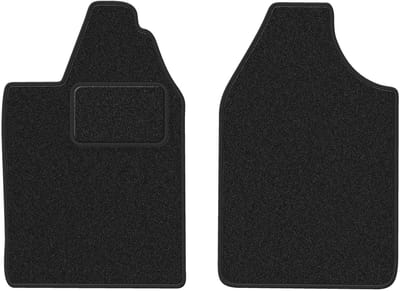 Wielganizator WLG-CARLUX-ANTHRA Serie - Auto Veloursmatten - Aixam City - Antraciet - Perfecte Pasvorm