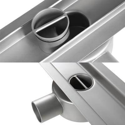 Onder Tegels Douchegoot Wiper 120 cm Wiper Invisible Slim laag profiel roestvrij staal onzichtbaar