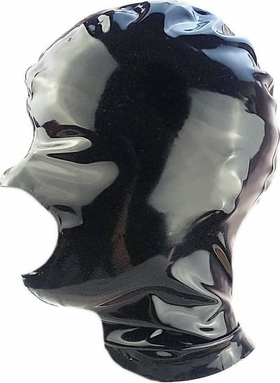BNDGx® -100% Latex Masker mond open - Anoniem Erotiek - Extreme BDSM Rollenspel kleding