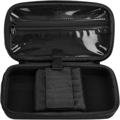 Dart Hoes - Dart Organizer - Dart Accessoires - Fluwelen Voering - 22 x 12 x 6.5 cm - Zwart