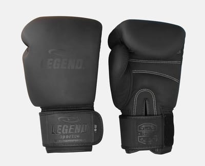 Bokshandschoenen IRONCLAD PRO Leder dames/heren Mat Zwart 12 oz