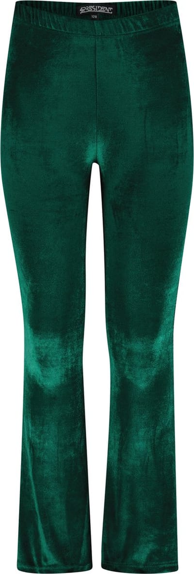 4PRESIDENT Flared pants meisje - Dark Green - Maat 98 - Flared broek meisjes