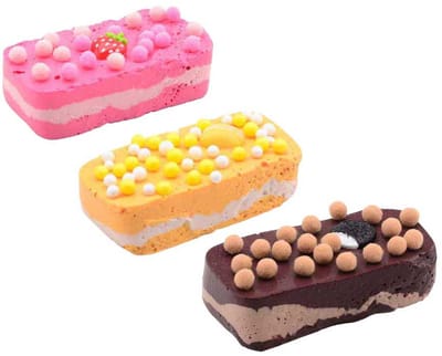 Johntoy slijm speelgoed Bakery Style Puff slijm in display multi kleuren.