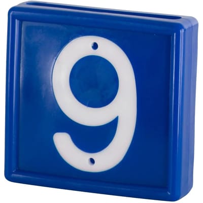Genummerde markeerkraag om op de armband te schuiven Kerbl N°6 (x10)
