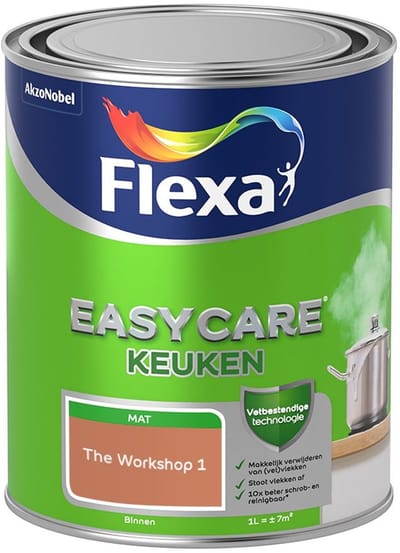 Flexa - Easycare Keuken - The Workshop 1 - Mengverf - 1 L