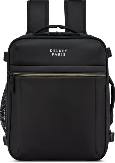 DELSEY Brochant 3 – Underseater reisrugzak 24 liter – 40 × 30 × 20 cm – Laptopvak 16 inch – Black