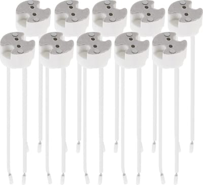 kwmobile GU53 lampfittingen - Voor plafondverlichting - 12V - Halogeen en LED lampen - Keramische sokkel - 10 stuks