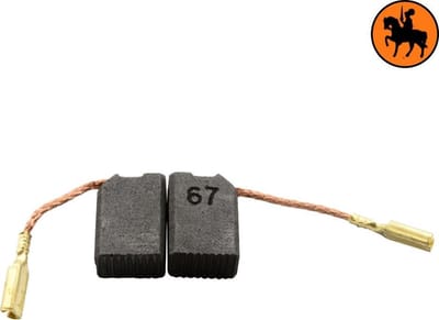 Koolborstelset voor Black & Decker KG100 - 6,3x10x14mm