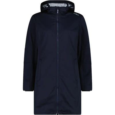 Lichte dames softshell parka met afneembare capuchon CMP