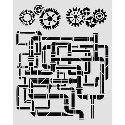 Sjabloon "Gardens of Time - Tubes"