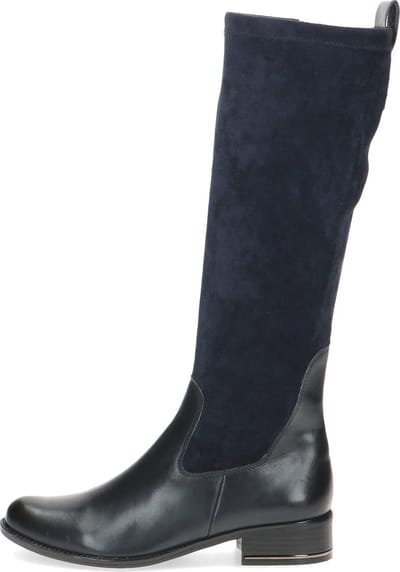 Caprice 9-9-25514-41-880 Dames Lange Laarzen - Donker Blauw - 5.5