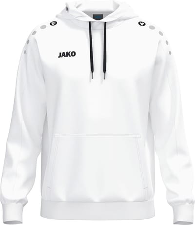 JAKO Sweater met kap One Cotton wit kindermaten 6701k-000