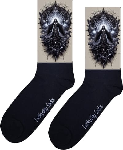Witchcraft - Opkikkertje - Heks - Grappige sokken - Toveren - Valentijn cadeau - Verjaardag - Geluk - Lantaarn - Grappige sokken - Leuke sokken - Vrolijke sokken - Kerst sokken - Vaderdag - Moederdag - Socks maken Happy - 37-44