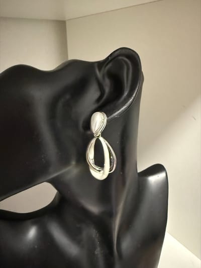 Geometrische holle waterdruppel oorbellen | | Make up | Parfum | Moederdag | Verjaardagscadeau| Cadeautje| Valentijnsdag| Kado | sieraden | vaderdag | oorbellen | oorsieraden