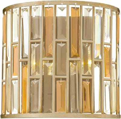 Hinkley LED Wandlamp Gemma | 2X E14 Max 60W | Silver Leaf