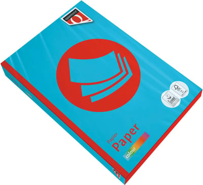 Kopieerpapier quantore colour a4 80gr azuurblauw | 5 stuks