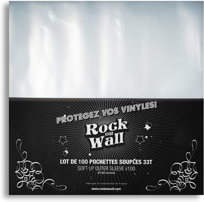 SnelShoppen - 100 Stuks Vinyl Covers voor 33 Toeren Platen - 80 Micron Recycled Polyethyleen - Bescherming Tegen Stof, Vocht en Krassen - Duurzaam en