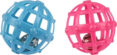 Flamingo Afke - Speelgoed Katten - Ps Bal Afke + Bel 5,1cm Assortiment - 1st - 128682 - 1st