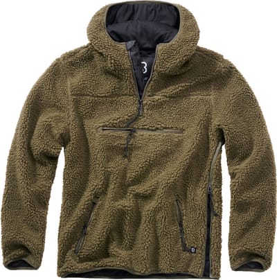 Brandit - Teddyfleece Worker Pullover Jas - 5XL - Groen