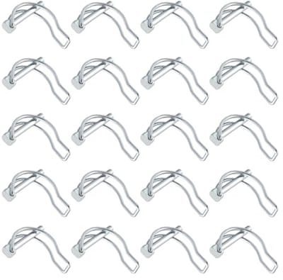 Vouwsplinten in D-vorm 4,5 x 40 mm - 20 Stuks voor Boot en Tuinieren