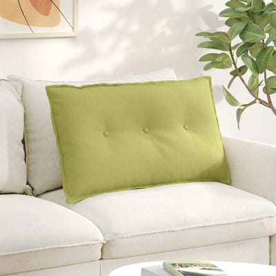 vidaXL - Rugkussen - Lichtgroen - 200 - x - 19 - x - 50 - cm - Stof