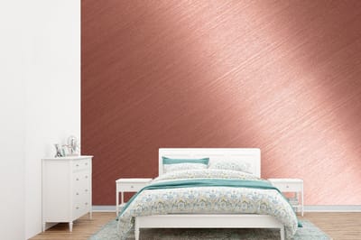Behang - Fotobehang Koperen achtergrond dat oplicht aan de rechterkant - Breedte 330 cm x hoogte 240 cm